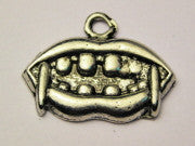 Vampire Smiles Genuine American Pewter Charm