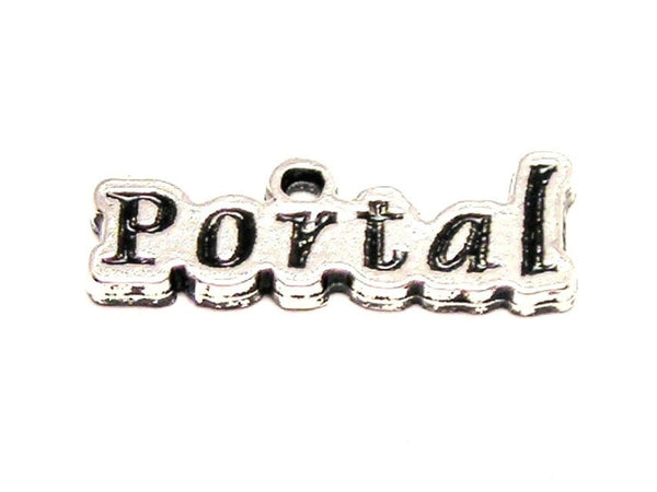 Portal Genuine American Pewter Charm