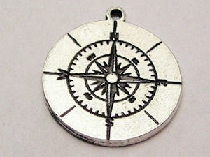 Pirate Compass Genuine American Pewter Charm