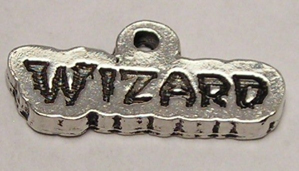 Wizard Word Tab Genuine American Pewter Charm