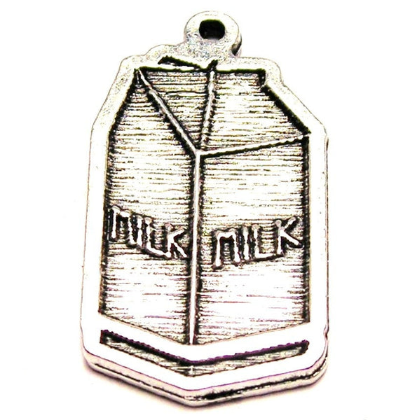 Half Gallon Of Milk Genuine American Pewter Charm