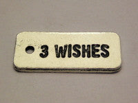 Three Wishes Genuine American Pewter Charm