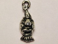 Clown With Pointy Hat Genuine American Pewter Charm