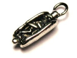 New York Style Hot Weiner Genuine American Pewter Charm