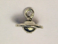 UFO Genuine American Pewter Charm