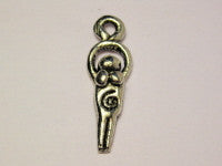 Rusted Spiral Goddess Genuine American Pewter Charm