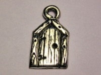 Little Creepy Door Genuine American Pewter Charm