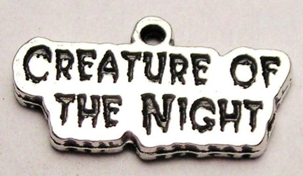 Creature Of The Night Genuine American Pewter Charm