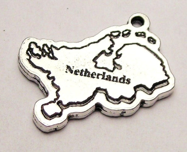 Netherlands Genuine American Pewter Charm