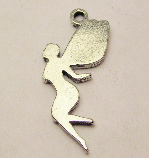 Full Figured Fairy Genuine American Pewter Charm