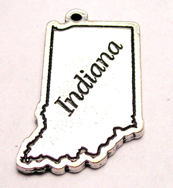 Indiana Genuine American Pewter Charm