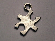 Puzzle Piece Genuine American Pewter Charm