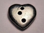 Shot Through The Heart Genuine American Pewter Charm