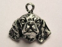 Cocker Spaniel Genuine American Pewter Charm