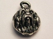 Newfoundland Dog Genuine American Pewter Charm