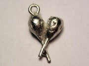 Maracas Genuine American Pewter Charm