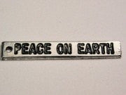 Peace On Earth Genuine American Pewter Charm