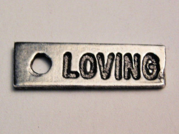 Loving Genuine American Pewter Charm