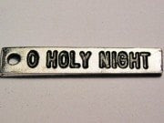 O Holy Night Genuine American Pewter Charm