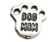 Dog Mom Genuine American Pewter Charm