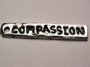 Compassion Genuine American Pewter Charm