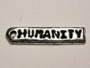 Humanity Genuine American Pewter Charm