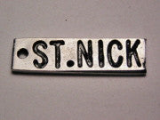 St. Nick Genuine American Pewter Charm