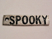 Spooky Genuine American Pewter Charm