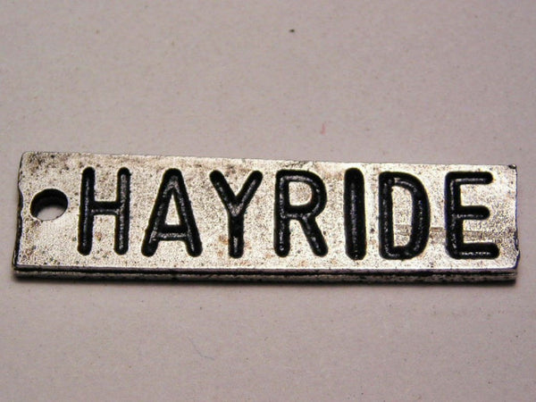 Hayride Genuine American Pewter Charm