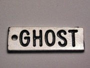 Ghost Genuine American Pewter Charm