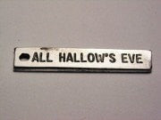 Halloween All Hallows Eve Genuine American Pewter Charm