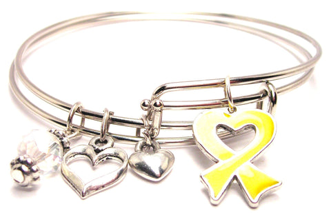 awareness ribbon bracelet, awareness ribbon bracelet, awareness ribbon jewelry, medical disorder bracelet