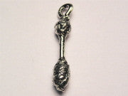 Q Tip Genuine American Pewter Charm