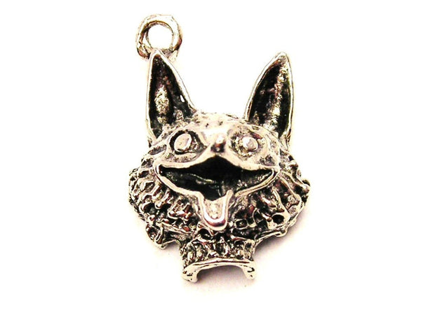 Fox Head Genuine American Pewter Charm