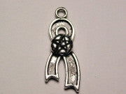 Wiccan Awareness Ribbon Genuine American Pewter Charm