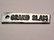 Grand Slam Genuine American Pewter Charm