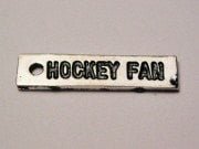 Hockey Fan Genuine American Pewter Charm