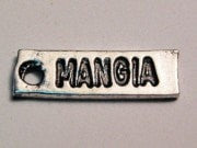 Mangia Genuine American Pewter Charm