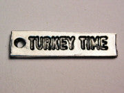 Turkey Time Genuine American Pewter Charm