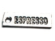 Espresso Genuine American Pewter Charm