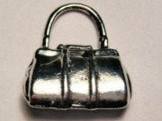 Old Lady Purse Genuine American Pewter Charm