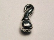 Eyeball Genuine American Pewter Charm