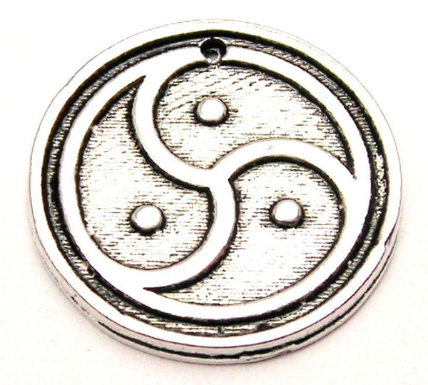 BDSM Symbol Genuine American Pewter Charm