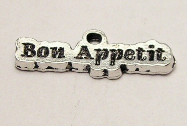 Bon Appetit Genuine American Pewter Charm