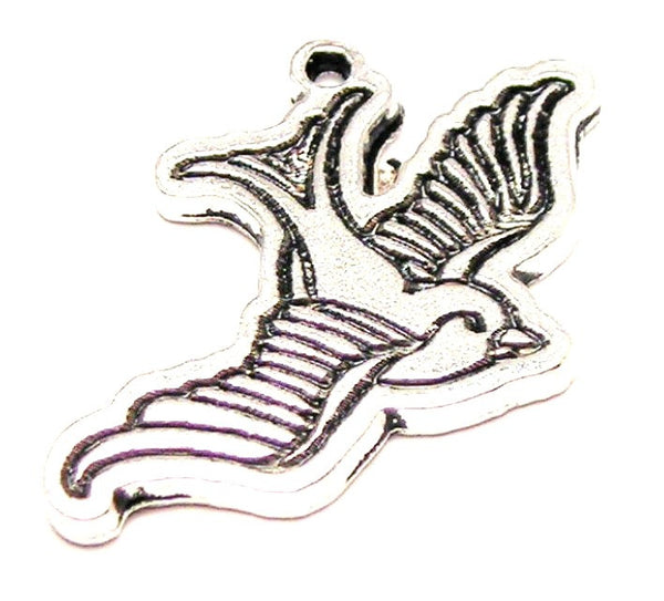 Swallow Bird Genuine American Pewter Charm