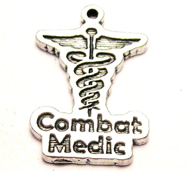 Combat Medic Genuine American Pewter Charm