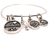 I Love Someone With PDD Bangle Bracelet