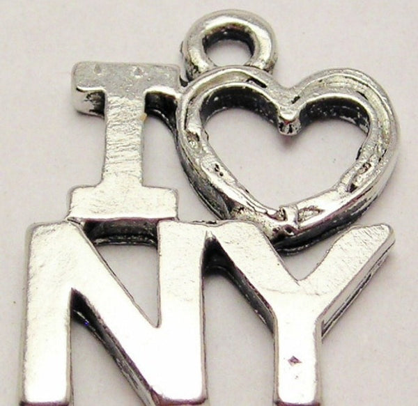 I Love New York Genuine American Pewter Charm