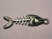 Fish Bones Genuine American Pewter Charm