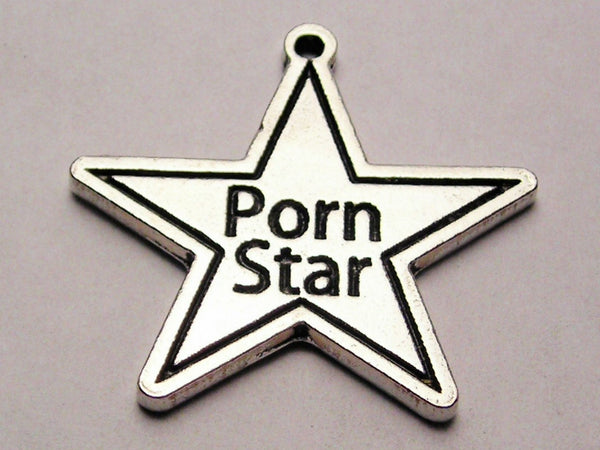 Porn Star Genuine American Pewter Charm